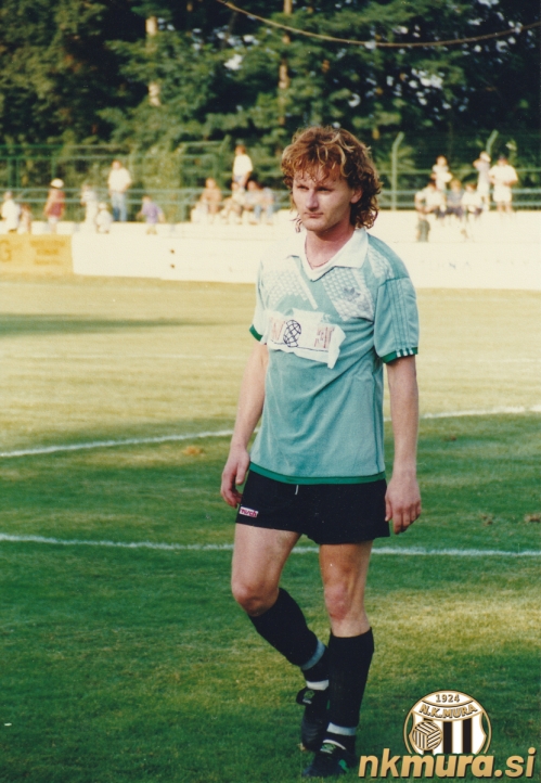 Franc Cifer po tekmi Mura : Žalgiris (24.8.1995)