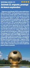 Sezona 2020/2021 se bo pričela 12. avgusta 2020.