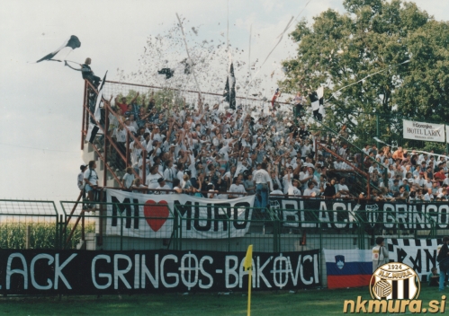 Severna tribuna na tekmi Mura : Aarau.