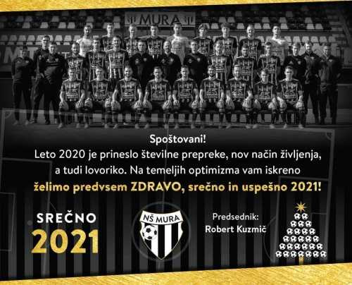 Voščilo NŠ Mure za leto 2021.