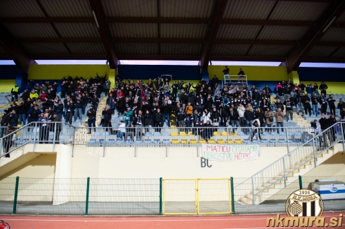 Črno-beli sektor v Domžalah.