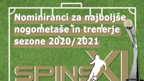 Nominiranci za najboljše nogometaše in trenerje sezone 2020/2021.