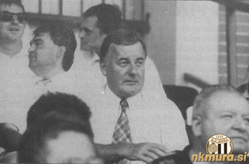 Tekmo med Muro in Žalgirisom si je ogledal tudi predsednik NZS Rudi Zavrl.