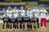 Nogometaši Mure na tekmi proti Domžalam (5. marec 2022). Stojijo od leve: Gregor Balažic, Jan Gorenc, Nardin Mulahusejnović, Nik Lorbek, Mirlind Daku, Marin Ljubić. Čepijo: Tomi Horvat, Klemen Šturm, Klemen Pucko, Amar Beganović in Alen Kozar.
