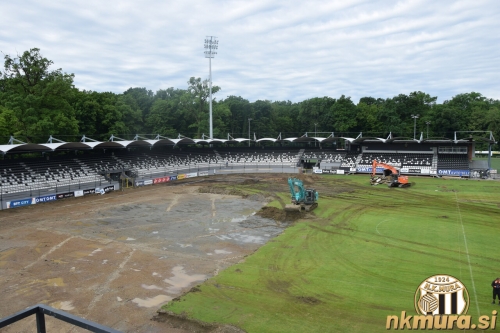 Pogled na igrišče 26. maja 2022.