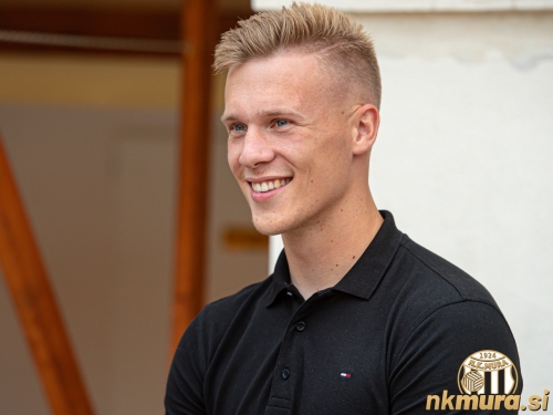 Klemen Mihelak na skupni večerji pred pričetkom priprav za sezono 2022/23.