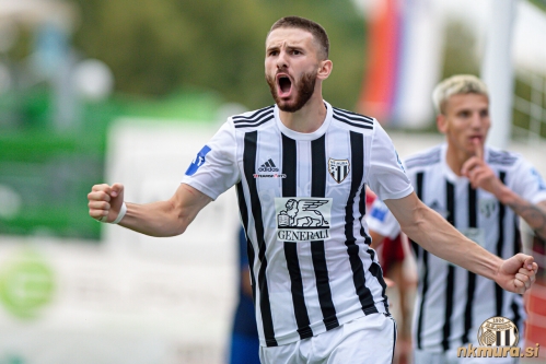 Dardan Shabanhaxhaj se veseli prvenca v dresu Mure.