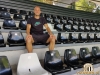 Matic Maruško na južni tribuni stadiona Fazanerija.