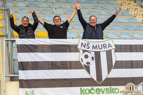 Pristaši Mure na tekmi v Domžalah.