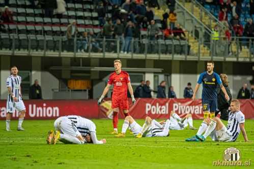 Razočarani Muraši po pokalnem izpadu.