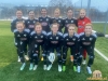 Nogometašice Mure na zgodovinski tekmi v črno-belih dresih. Zgornja vrsta od leve: Špela Rozmarič, Kaja Korošec, Evelina Kos, Lara Klopčič, Lucija Kos, Iva Kocijan. Spodnja vrsta: Anja Eferl, Tija Šoštarič Karič, Špela Kolbl, Kaja Horvat in Živa Rakovec.