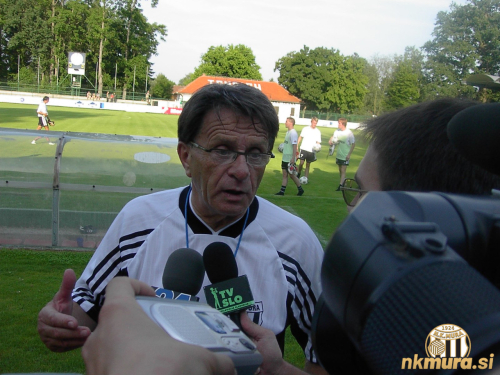 Na Blaževićevem prvem treningu na Fazaneriji.