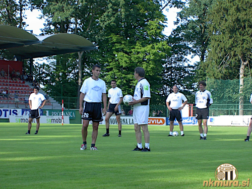Miroslav Blažević in njegov prvi uradni trening na Fazaneriji.