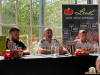 Tiskovna konferenca na Luštni domačiji v Renkovcih. Od leve Smiljan Kuhar (predstavnik za stike z javnostjo), Vladimri Vermezović in Amadej Maroša.