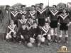 Nogometaši Sobote na tekmi proti Kladivarju (23. oktober 1960). Stojijo od leve: Zelko (trener), L. Norčič, Drvarič, J. Norčič, Dozet, Skalar, Sečko. Čepijo: Potočnik, Šarotar, Morčič, Miloševič, Vrdjuka in Maučec.