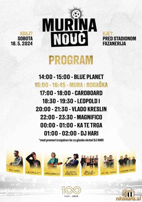 Program Murine nouči.