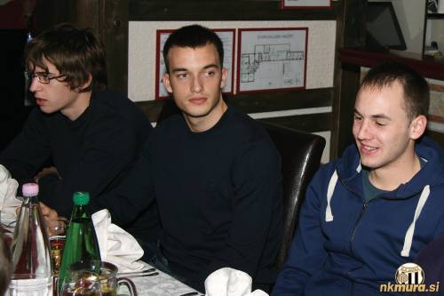 Rok Gruškovnjak, Žiga Kous in Matic Maruško.