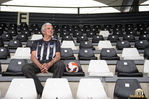 Karel Glažar februarja 2022 na Fazaneriji.