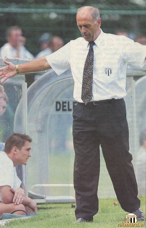 Slobodan Đurić kot glavni trener Mure 05 v sezoni 2008/09.