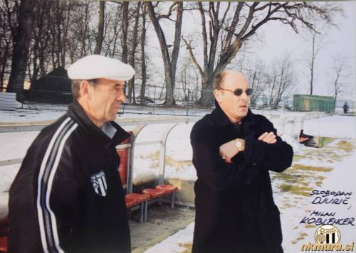 Slobodan Đurić in Milan Koblencer v sezoni 1997/1998.