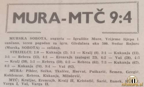 Mura : MTČ, 20. avgust 1967.
