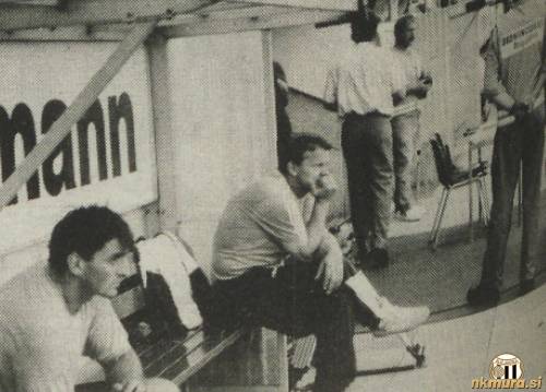 Murina klop s trenerjem Milošom Šoškičem.