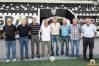 Muraši, ki so leta 1975 gostovali v Skopju, kjer so se pomerili z Vardarjem. Od leve: Vladimir Vlaškalić, Andrej Šajnovič, Dušan Škrbić, Jože Horvat, Štefan Šavel, Štefan Ivanič, Jože Rous in Oskar Horvat.