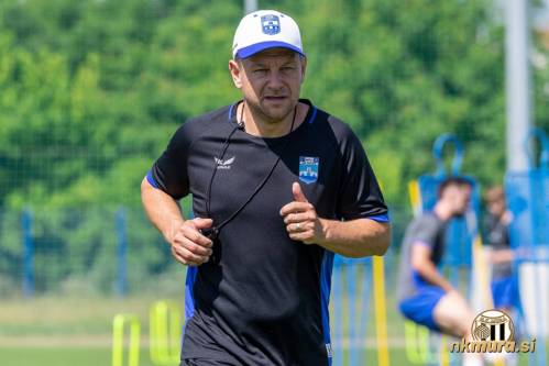 Andrej na prvem treningu pri NK Osijeku