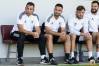 Murin strokovni štab. Od leve: Ivan Kurtušić (trener), Srđan Bugarski (pomočnik trenerja), Martin Cvetič (trener vratarjev) in Filip Rilak (kondicijski trener).
