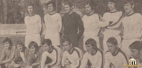 Nogometaši Mure leta 1972 v II. zvezni ligi.