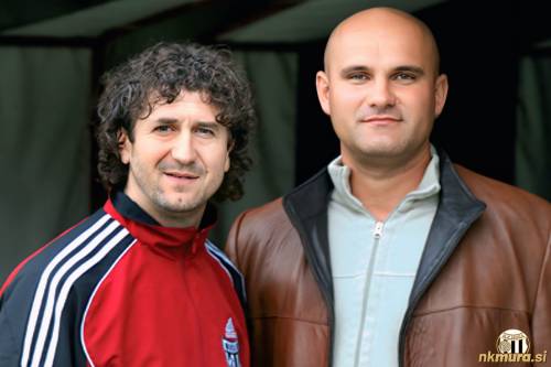 Zlatko Gabor in predsednik Ervin Kutoš oktobra 2008.