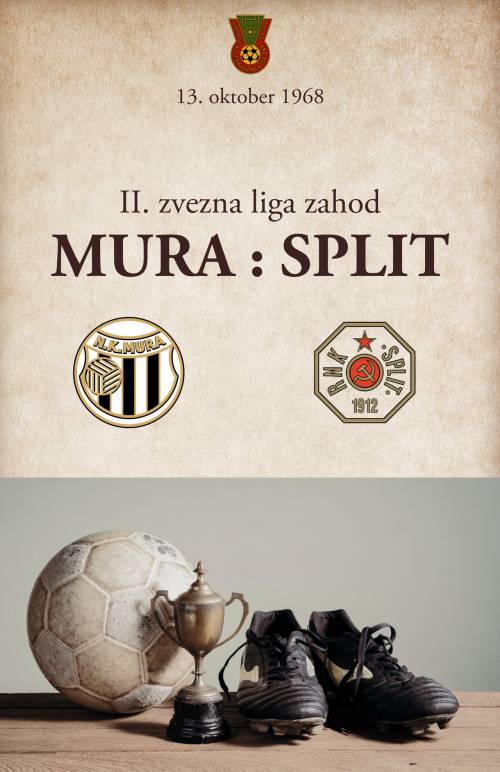 Mura : Split, II. zvezna liga zahod. 13. oktober 1968.