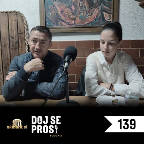 V 139. epizodi podcasta Doj se prosi sta bila gosta Vladimir Kokol in Lucija Kos.