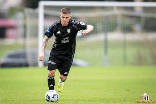 Luka Bobičanec na tekmi proti Dravinji (30. oktober 2025).