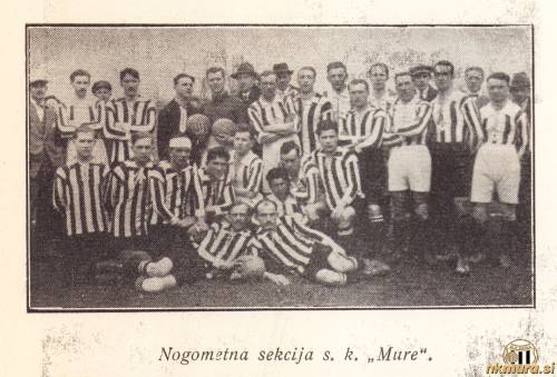 Nogometaši Mure v dvajsetih letih.