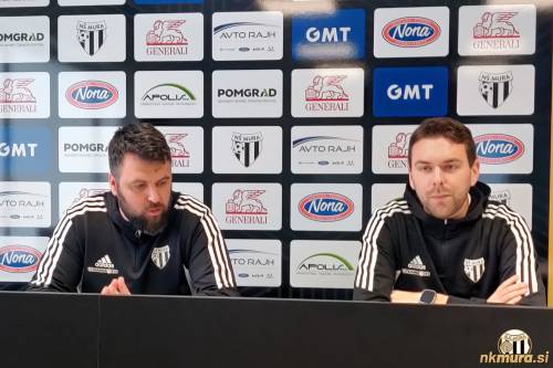 Medijski predstavnik Smiljan Kuhar in športni direktor Grega Ciglar.