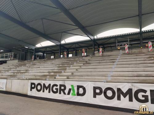 Gradnja klubskih prostorov za tribuno.