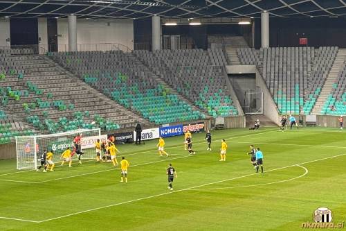 Tekma med Bravom in Muro, ki se je končala z zmago črno-belih z 0:2.