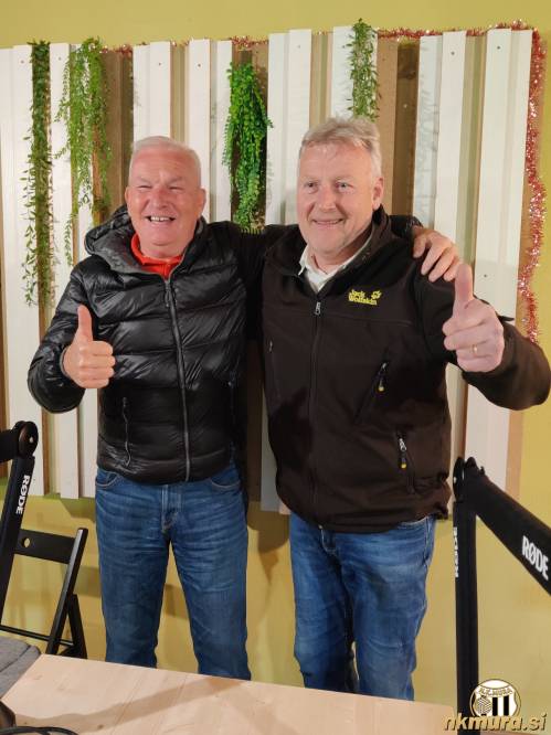 Bojan Gorčan in Robi Žižek.