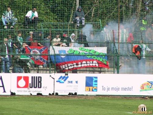 Navijali Olimpije Green Dragons.