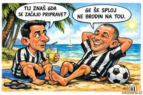 Nogometaši Mure na počitnicah.