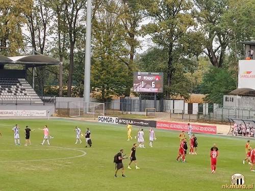 Ovekovečen poraz z 1:6.