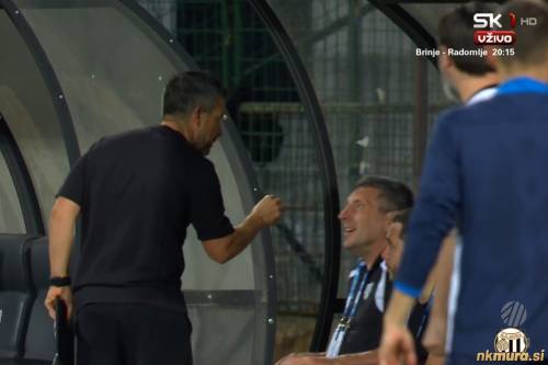 Zoran Zeljković žuga Murinemu predstavniku kluba Miranu Rantaši.