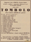 Dobitki na tradicionalni tomboli NK Sobota.
