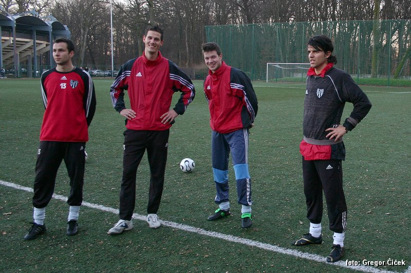 Vojko Horvat, Marko Balažic, Štefan Horvat in Milidrag Marič.